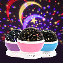Load image into Gallery viewer, Novelty Luminous Toys Romantic Starry Sky LED Night Light Projector Battery USB Night Light Creative Birthday Toys For Children